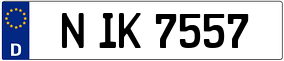 Truck License Plate